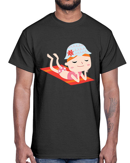 summer characters 59#- summer- Cotton Tee