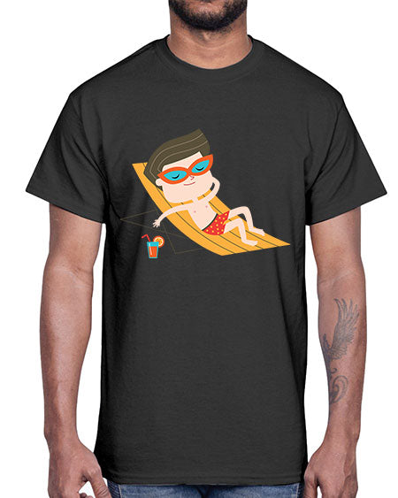 summer characters 62#- summer- Cotton Tee