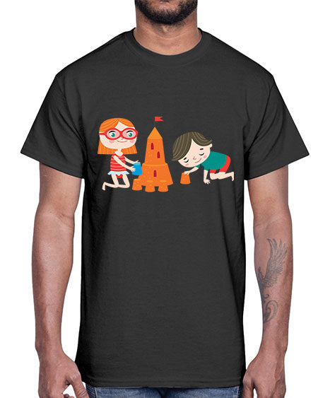 summer characters 66#- summer- Cotton Tee