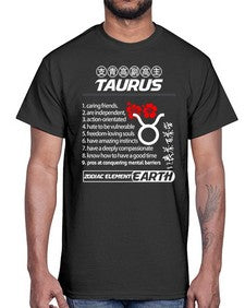 taurus 518#- taurus- Cotton Tee