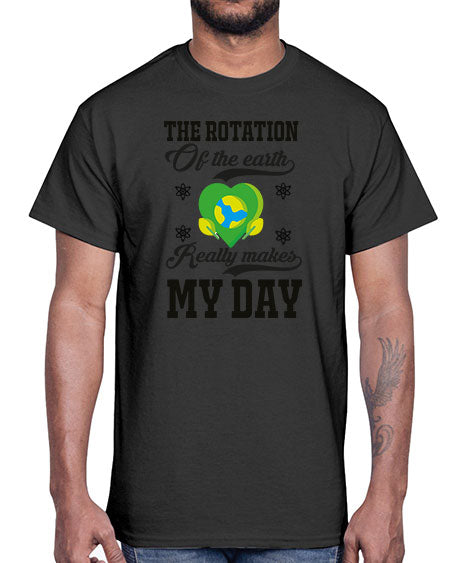 the rotation of the earth really makes my day 13#- nature- Cotton Tee