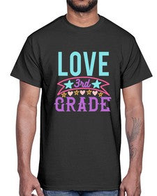 third Grade Love 968#- third grade- Cotton Tee