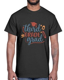 third grade grad 959#- third grade- Cotton Tee