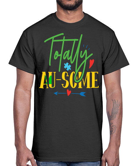 totally ausome Style 1#- autism- Cotton Tee