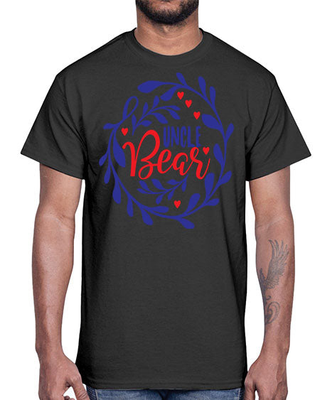 uncle bear 281#- bears - animals- Cotton Tee
