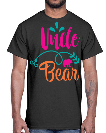 uncle bear 283#- bears - animals- Cotton Tee