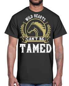 wild hearts can’t be tamed Style 11#- horse- Cotton Tee