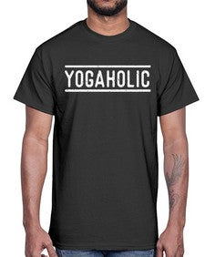 yogaholics 648#- yoga- Cotton Tee