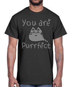 you are purrfect- cats- Cotton Tee