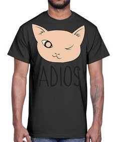Adios- cats- Cotton Tee