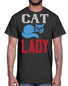 cat lady Style 31#- cats- Cotton Tee