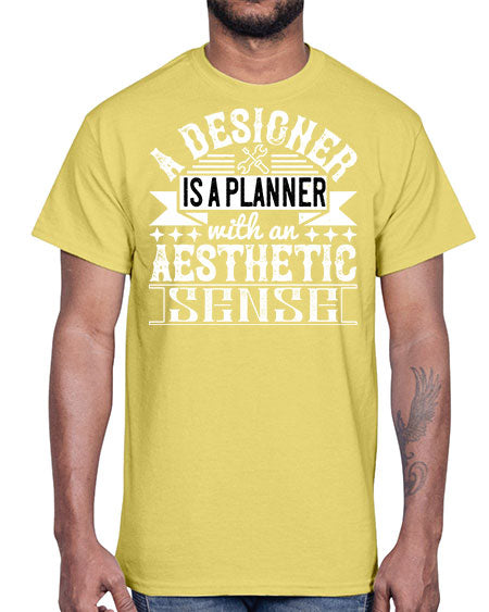 A designer is a planner with an aesthetic sense Style 9#- architect- Cotton Tee