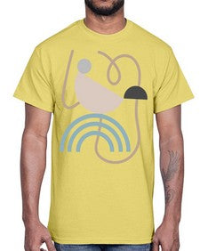Abstract Shape 193#- art pop art- Cotton Tee
