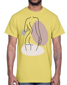Abstract Shape 195#- art pop art- Cotton Tee