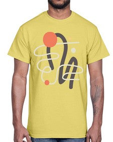 Abstract Shape 198#- art pop art- Cotton Tee