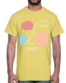 Abstract Shape 201#- art pop art- Cotton Tee
