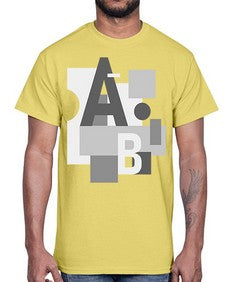 Abstract Shape 215#- art pop art- Cotton Tee