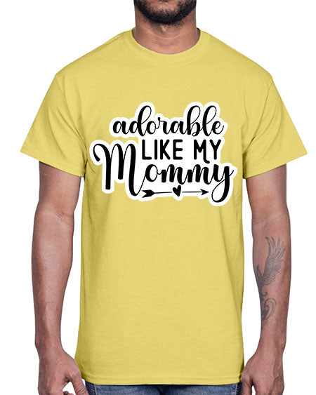 Adorable Like My Mommy 269#- baby- Cotton Tee