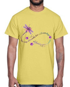 Alzheimer Awareness Dragonfly Remember 1#- alzheimers- Cotton Tee