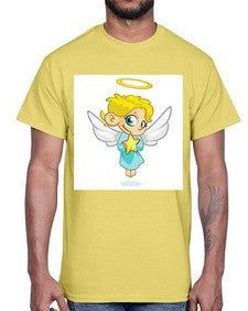 Angel 7#- cartoon general- Cotton Tee