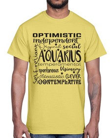 Aquarius 563#- aquarius- Cotton Tee