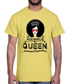 Aquarius queen 75#- aquarius- Cotton Tee