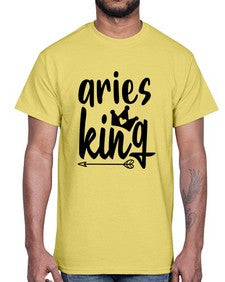 Aries king 108#- aries- Cotton Tee