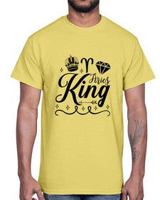 Aries king 111#- aries- Cotton Tee