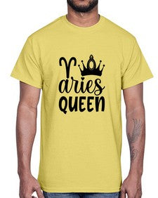 Aries queen 118#- aries- Cotton Tee