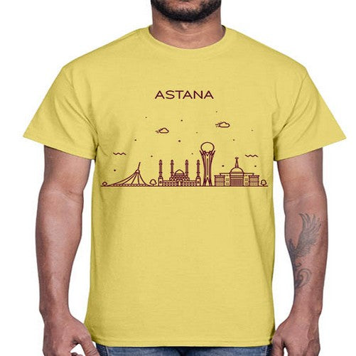 Astana 358#- cities- Cotton Tee