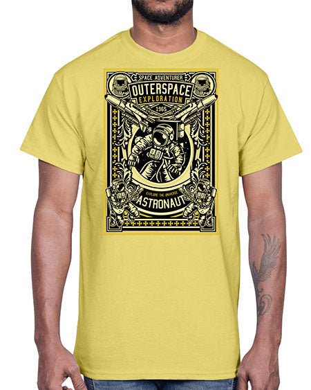 Astronaut Outerspace Exploration 36#- space- Cotton Tee
