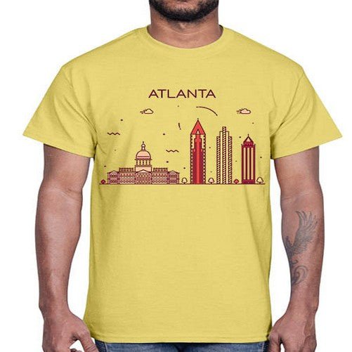 Atlanta 374#- cities- Cotton Tee