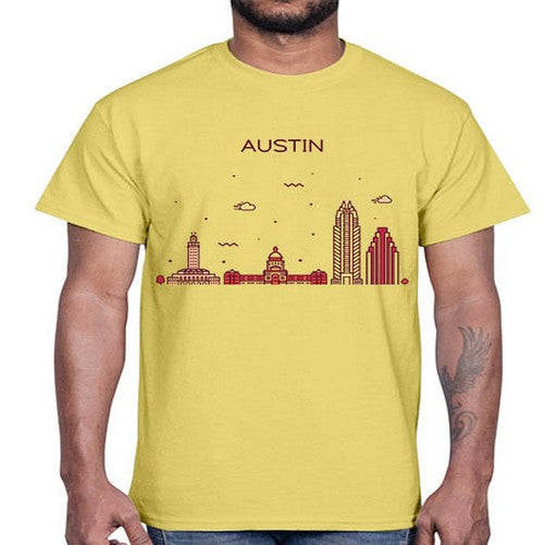 AustinTX 382#- cities- Cotton Tee