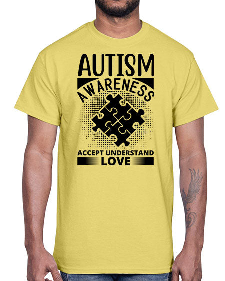 Autism awareness Style 43#- autism- Cotton Tee
