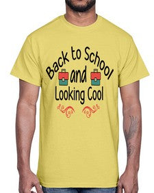 Back to School and Looking Cool 17#- general school- Cotton Tee