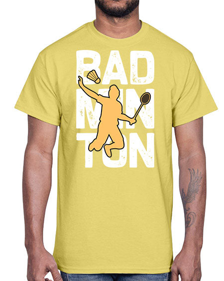 Bad 1452#- badminton- Cotton Tee