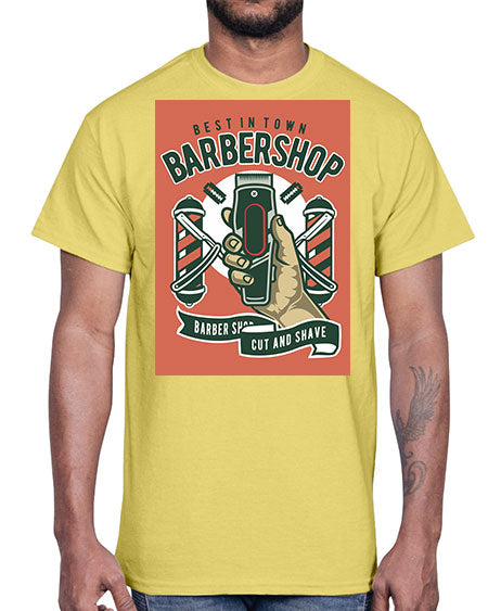 Barbershop590#- barber- Cotton Tee