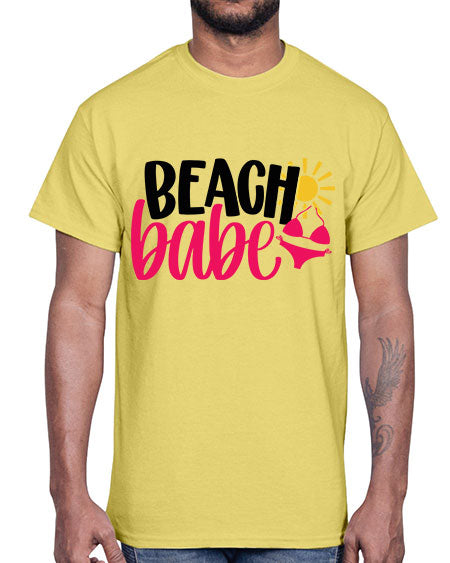 Beach Babe Style 52#- summer- Cotton Tee
