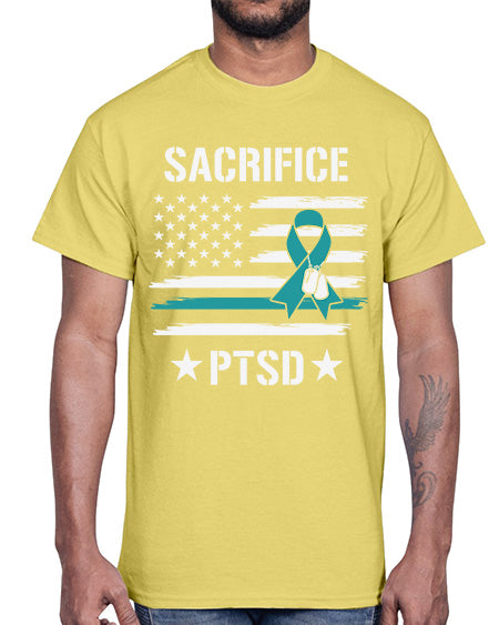 Best Support PTSD Awareness Survivor 27#- PTSD- Cotton Tee