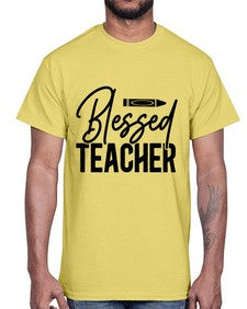 Blessed teacher 632#- teacher- Cotton Tee