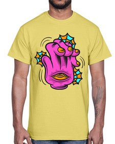 Bored high five 23#- cartoon general- Cotton Tee