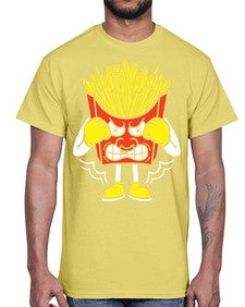 Boxing fries 24#- cartoon food- Cotton Tee