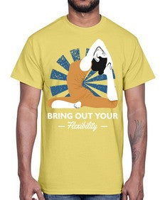 Bring Out Your Flexibility 185#- yoga- Cotton Tee