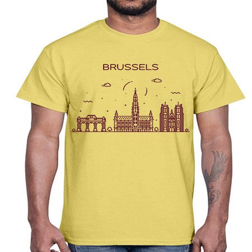 Brussels 506#- cities- Cotton Tee