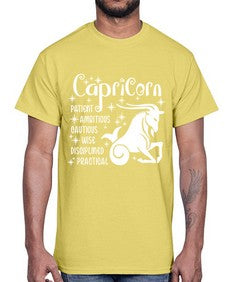 Capricorn 186#- capricorn- Cotton Tee