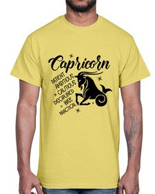 Capricorn 188#- capricorn- Cotton Tee