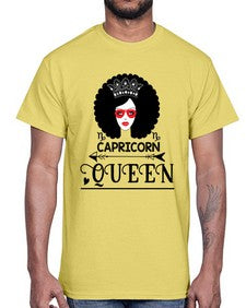 Capricorn queen 197#- capricorn- Cotton Tee