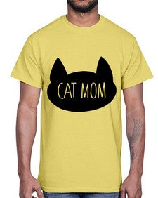 Cat Mom- cats- Cotton Tee