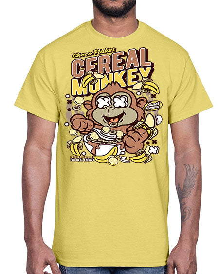 Cereal Monkey- monkey- Cotton Tee
