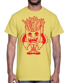 Charming friends 74#- cartoon food- Cotton Tee